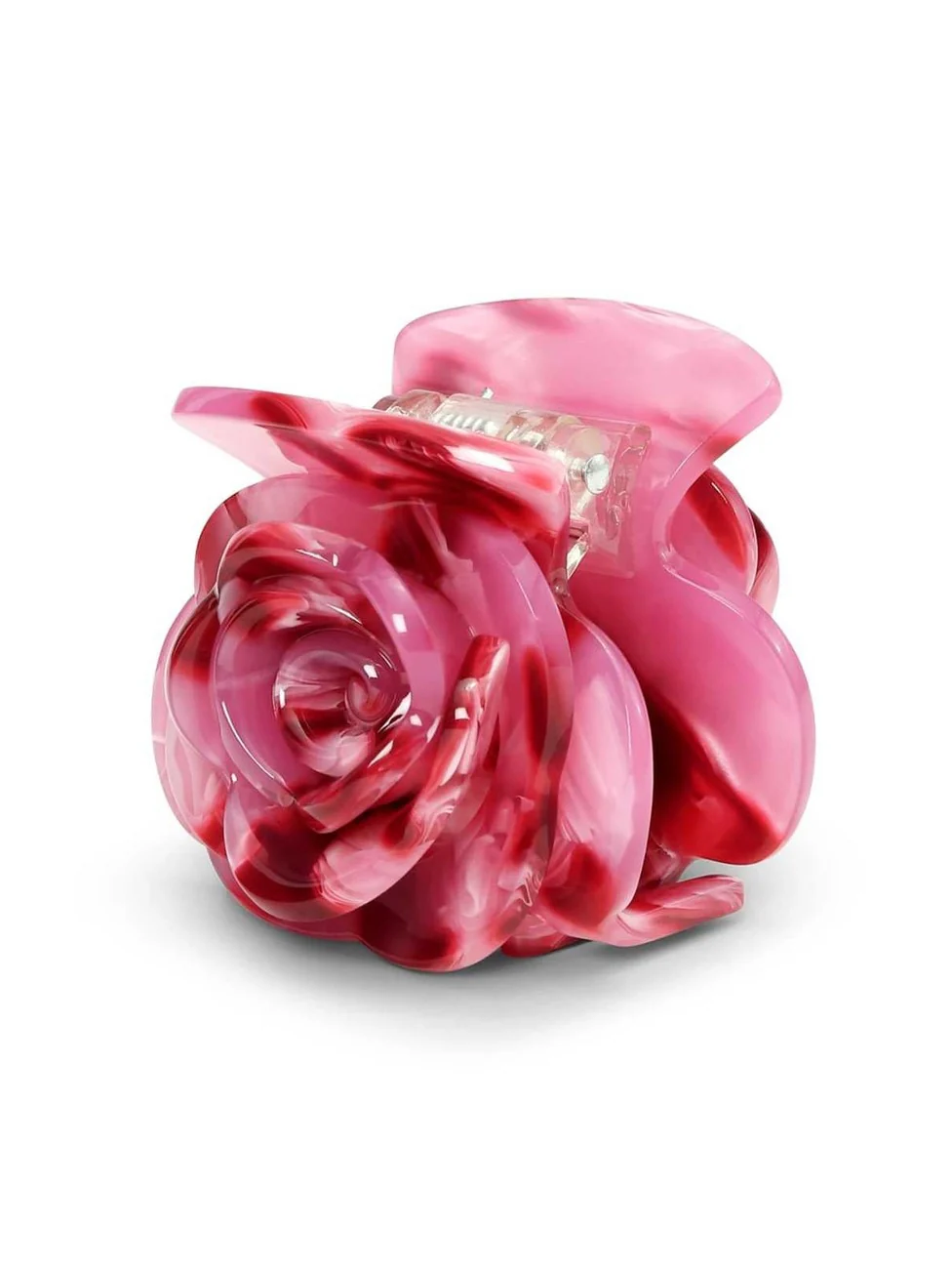 Rosie pink marble mini hÄrklype - pink cosmos