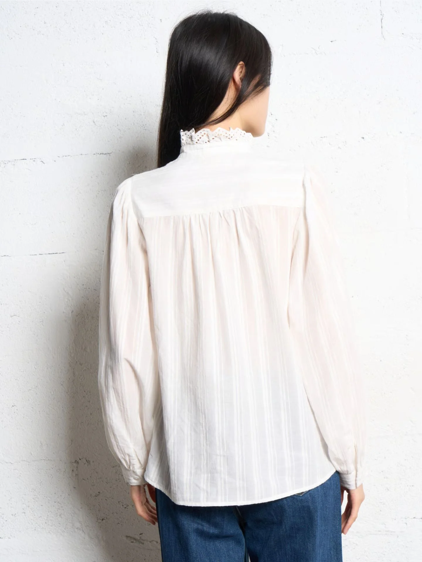 Lover bluse - blanc casse - Image 7