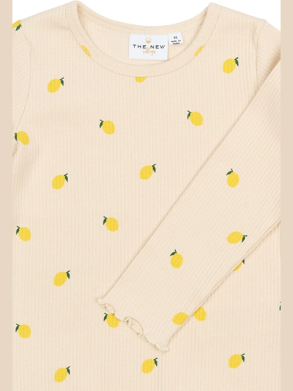 SMILLA RIBB TOPP - Gardenia AOP - Image 3