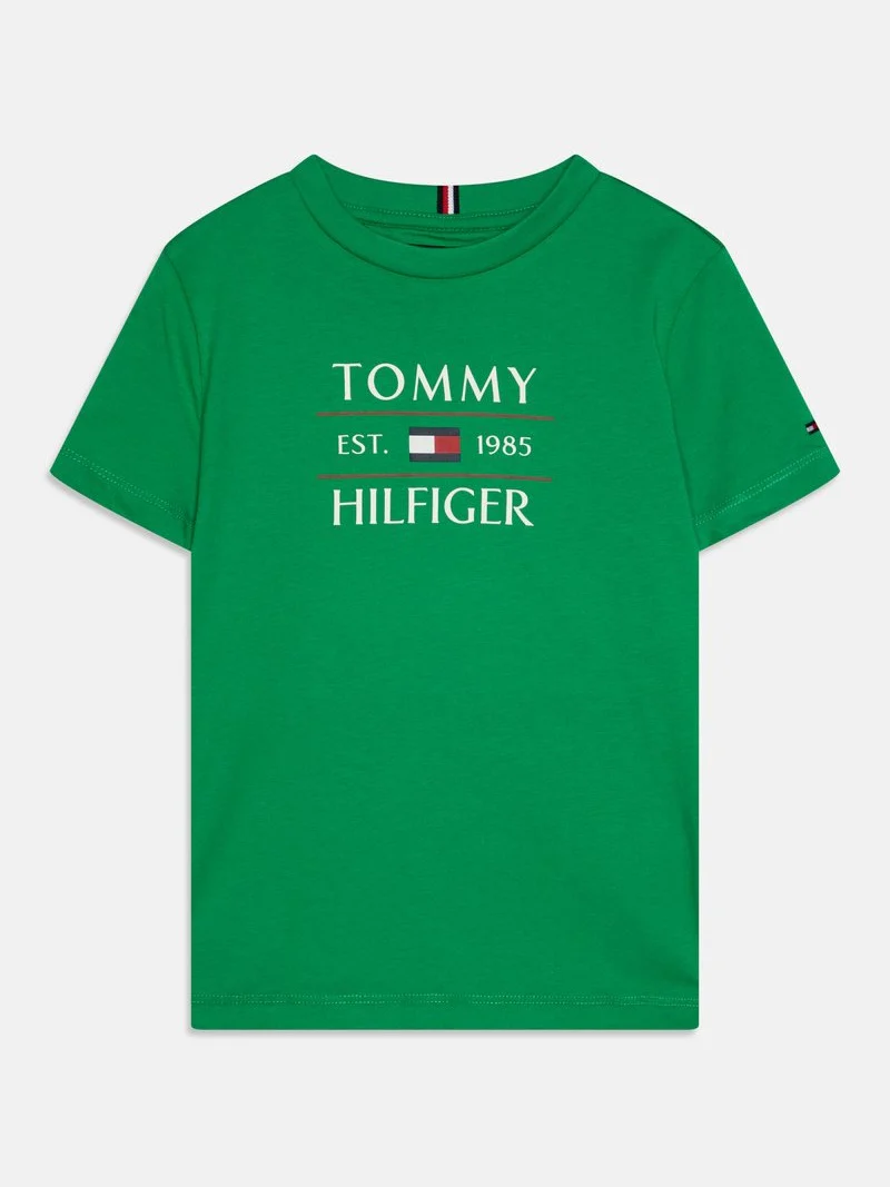FLAG HILFIGER T-SKJORTE - Radiant Green