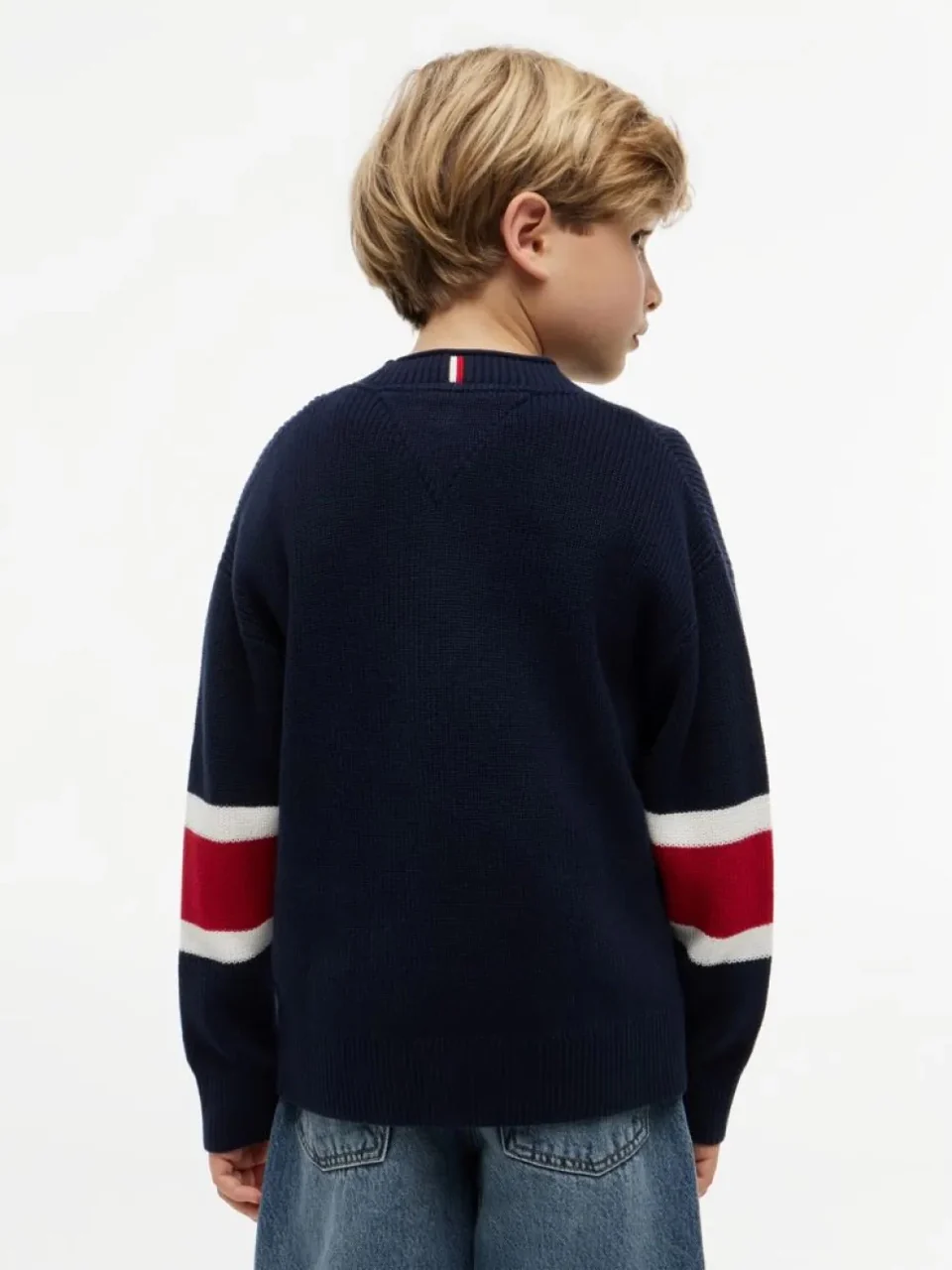 GRAPHIC SWEATER GENSER - DARK NIGHT NAVY - Image 4