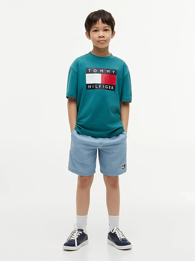 HERITAGE PRINTED FLAG T SHIRT - Fort Green CT3 - Image 6