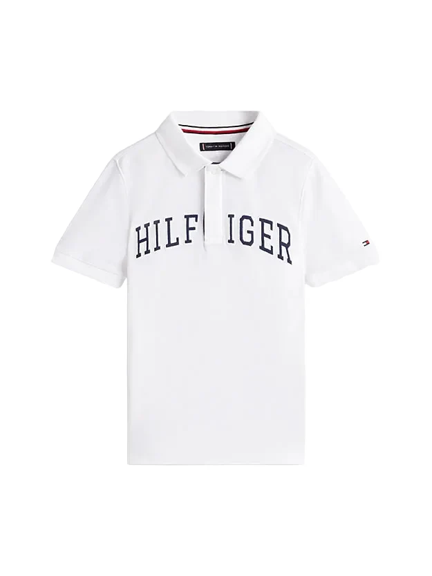 HILFIGER VARSITY GRAPHIC POLO T-SKJROTE - White