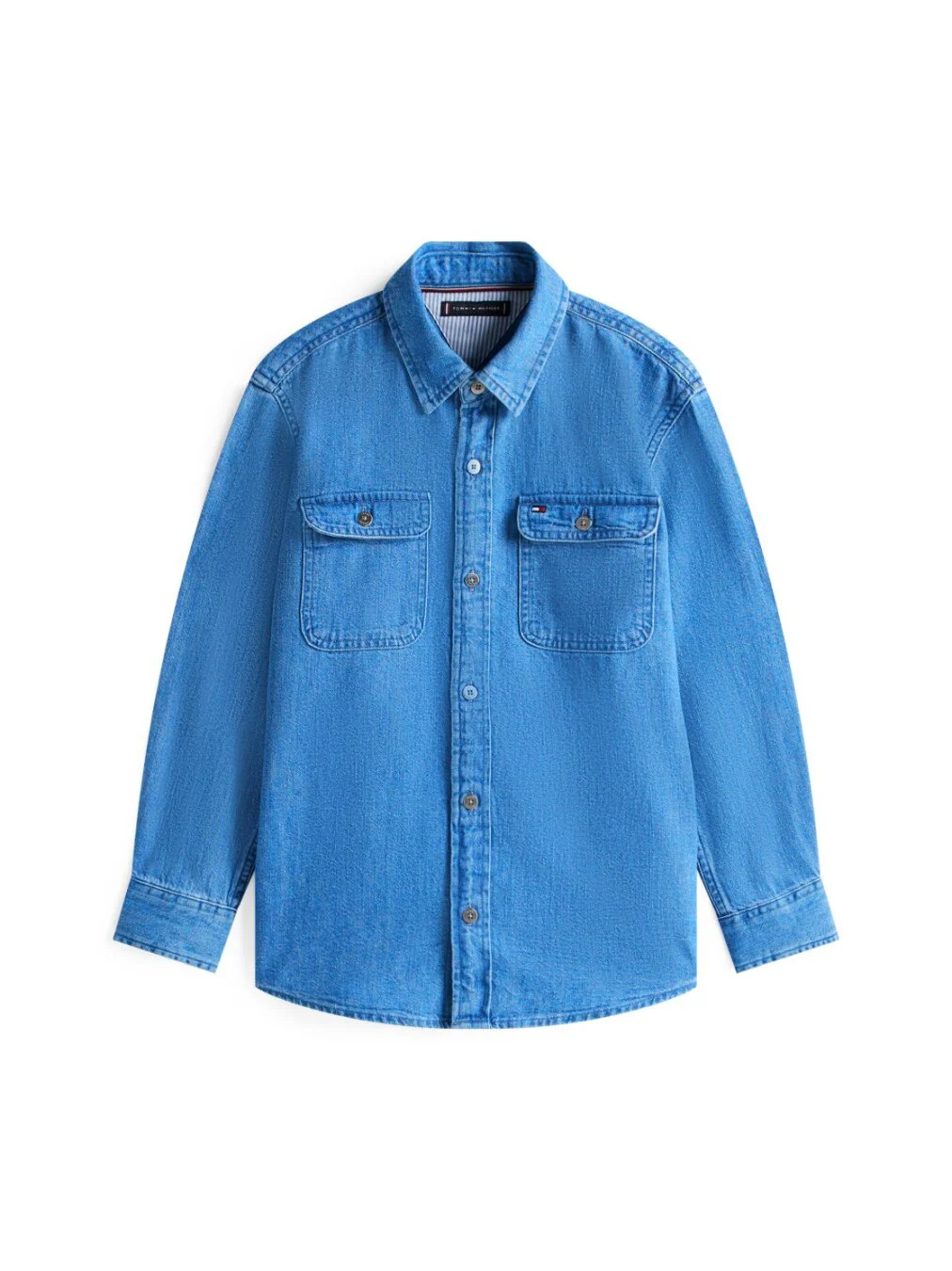 MID BLUE DENIM SKJORTE - Denim Medium Blue