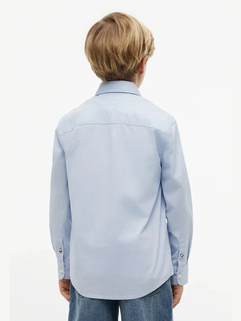 POPLIN SKJORTE - Breezy Blue - Image 2