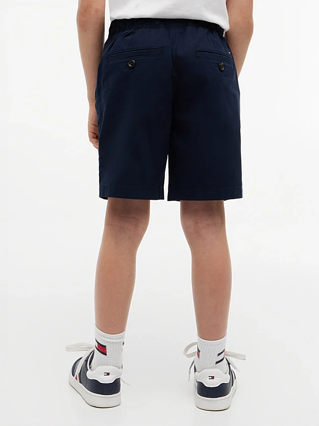 RELAXED PULL ON SHORTS - DARK NIGHT NAVY - Image 2