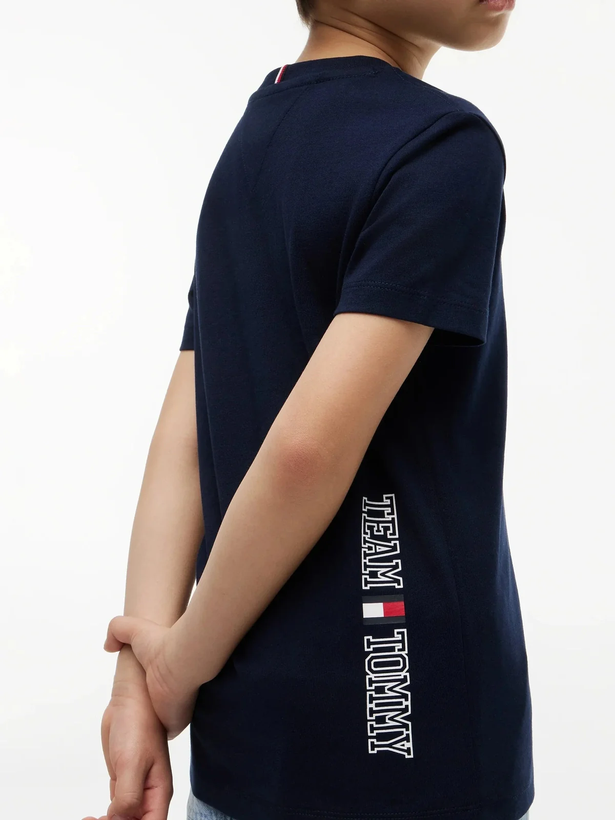 TEAM TOMMY GRAPHIC T-SKJORTE - DARK NIGHT NAVY - Image 3