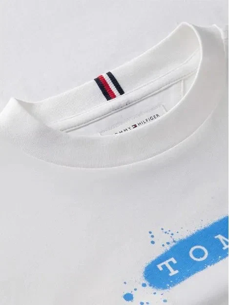 TOMMY FLAG GRAFFITI T-SKJORTE - White - Image 4