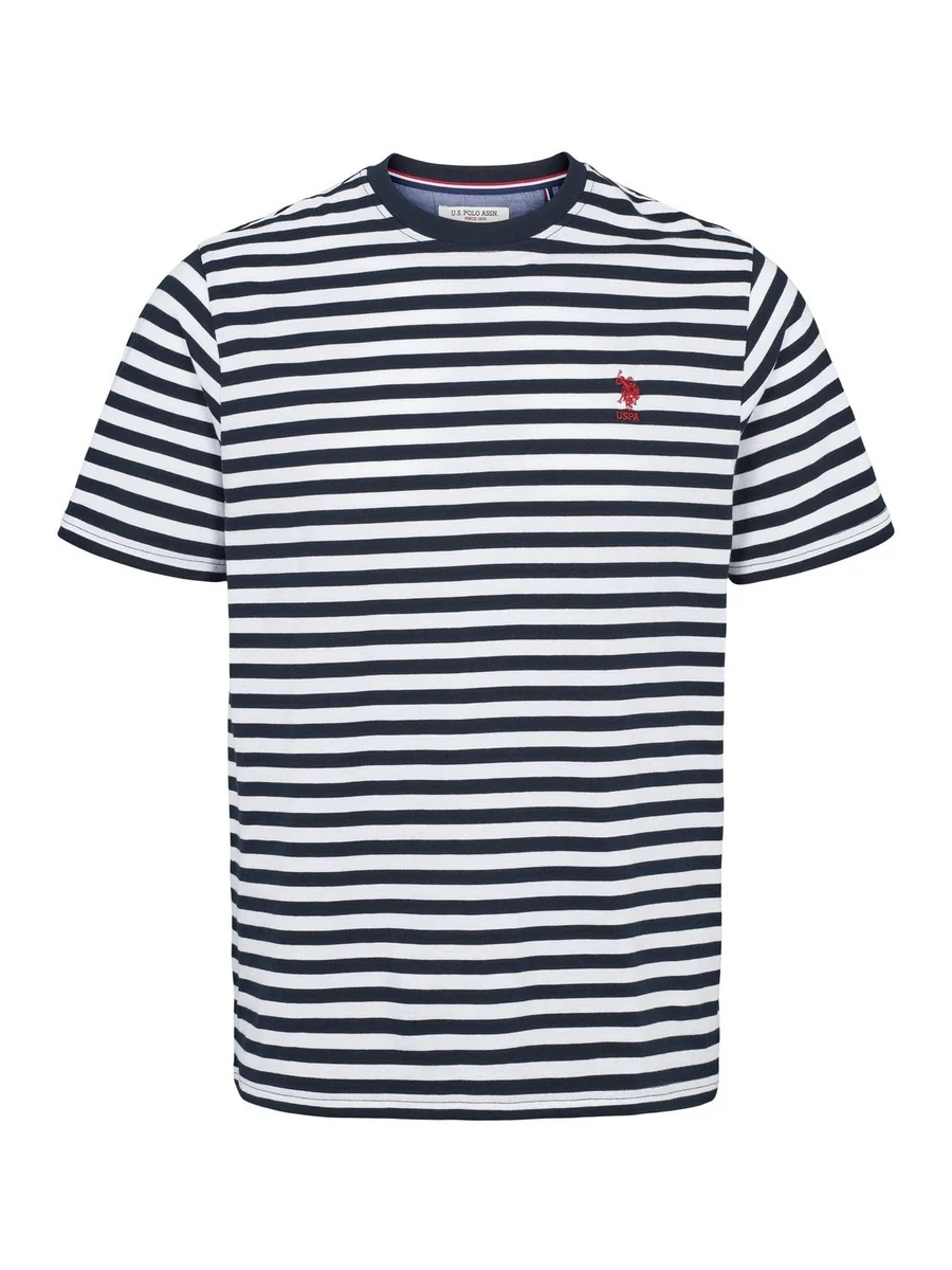 Calle t-skjorte - bright white striped