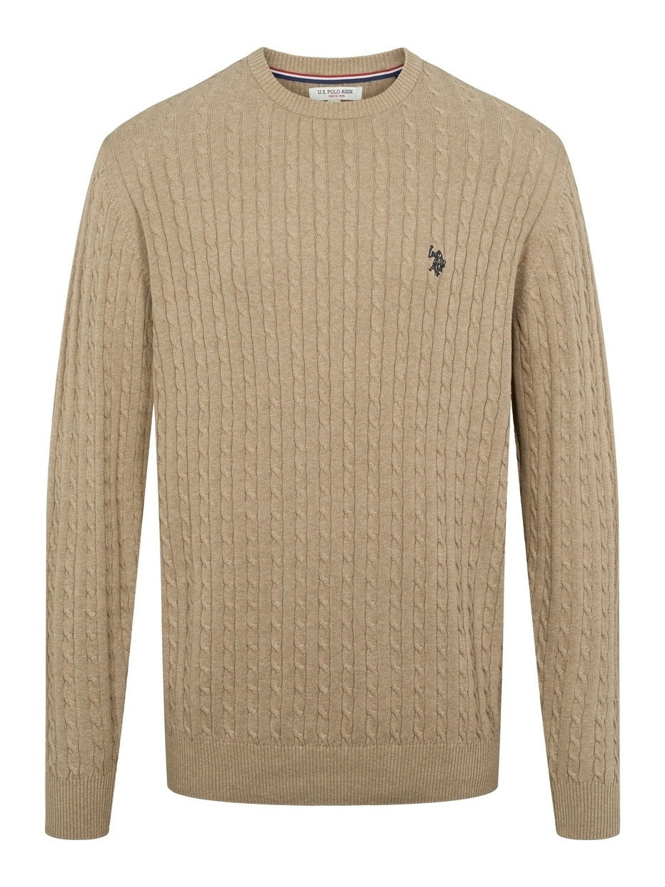 Mads knit genser - crockery melange - Image 2