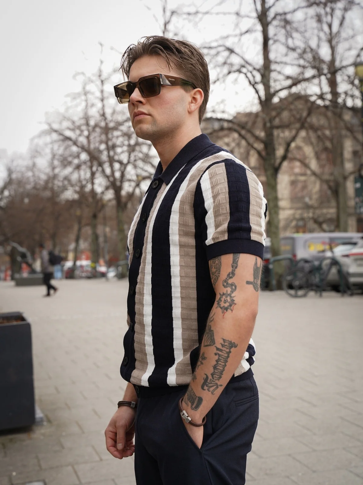 Alexander skjorte - dark navy - Image 4