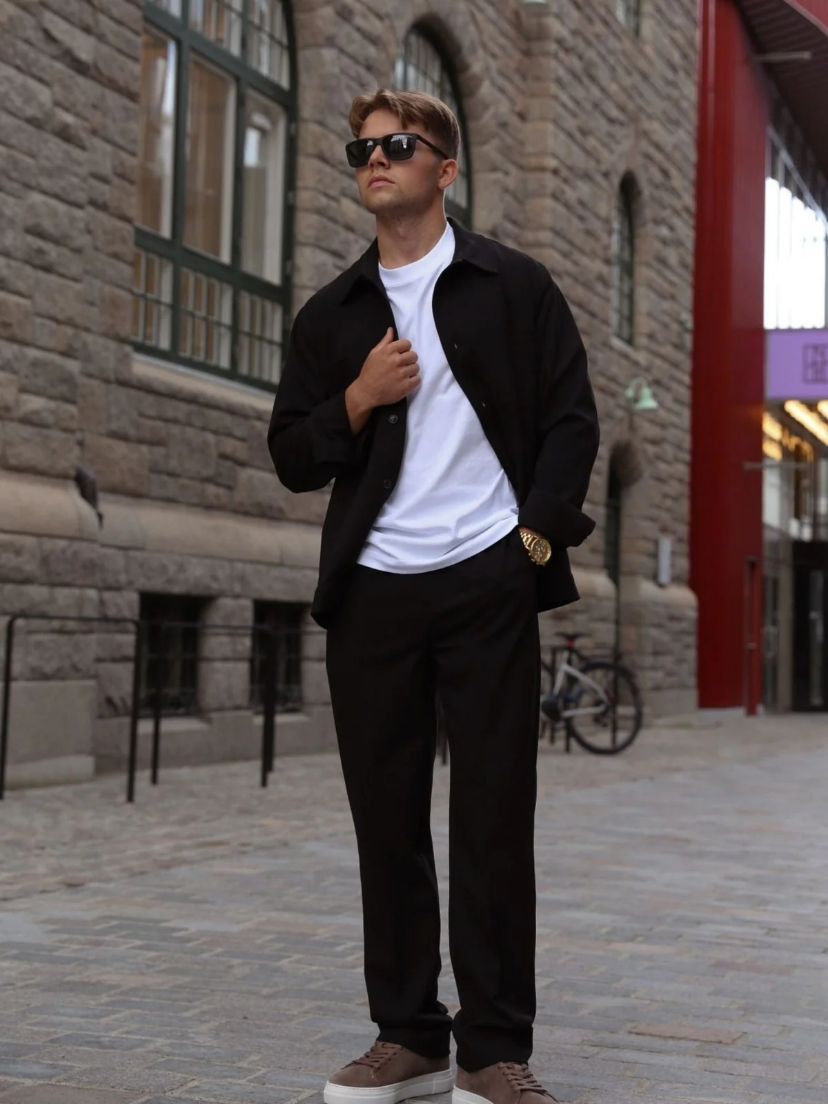 Hayden bukse - black