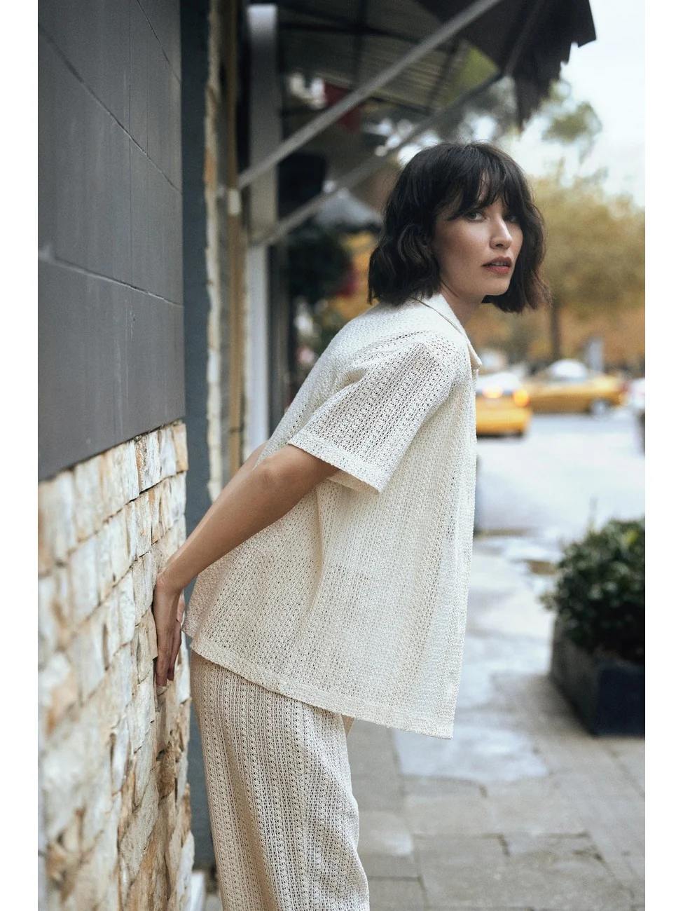 Melissa skjorte - cream - Image 3