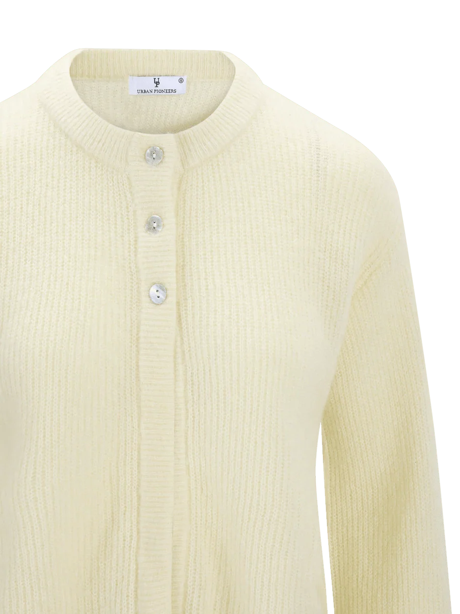 Santina cardigan - pastel yellow - Image 3