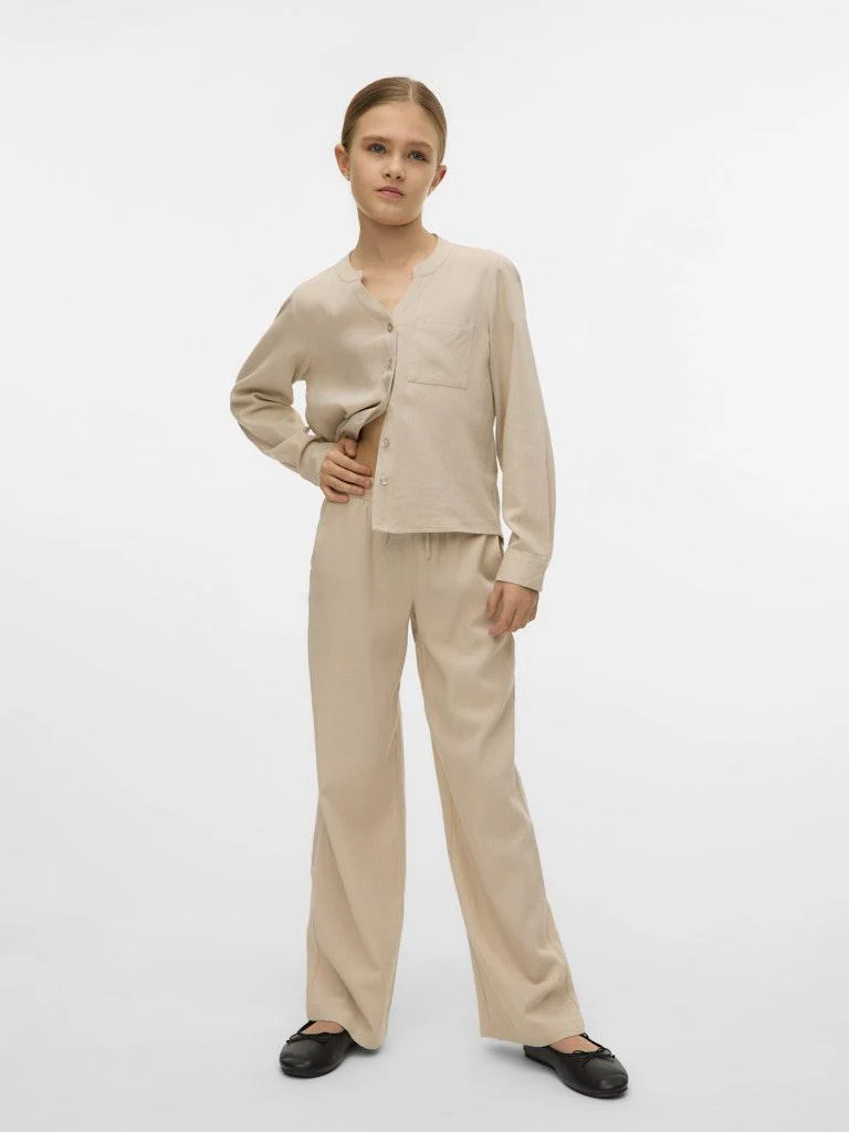 MILO Lin Skjorte - Silver Lining - Image 3