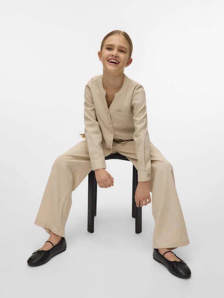 MILO Lin Skjorte - Silver Lining - Image 4