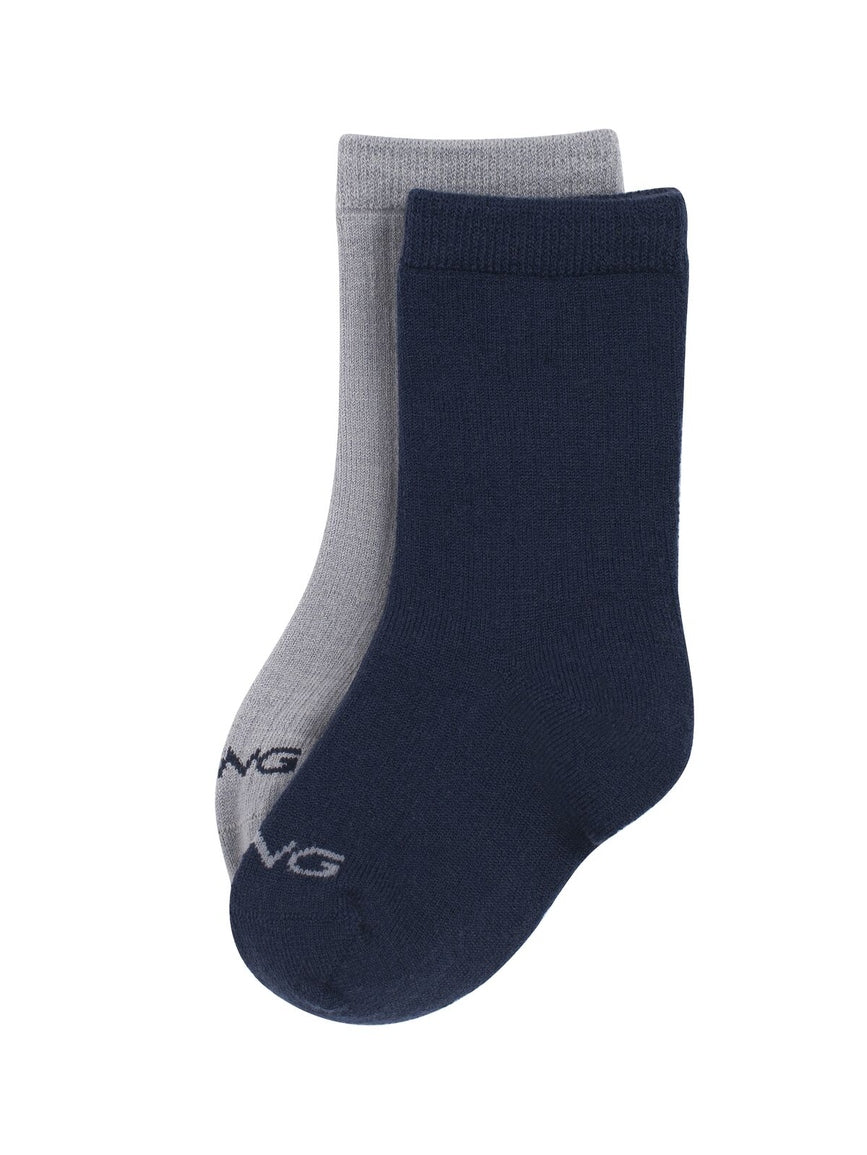 Toasty 2 Pack Wool Socks - Blue
