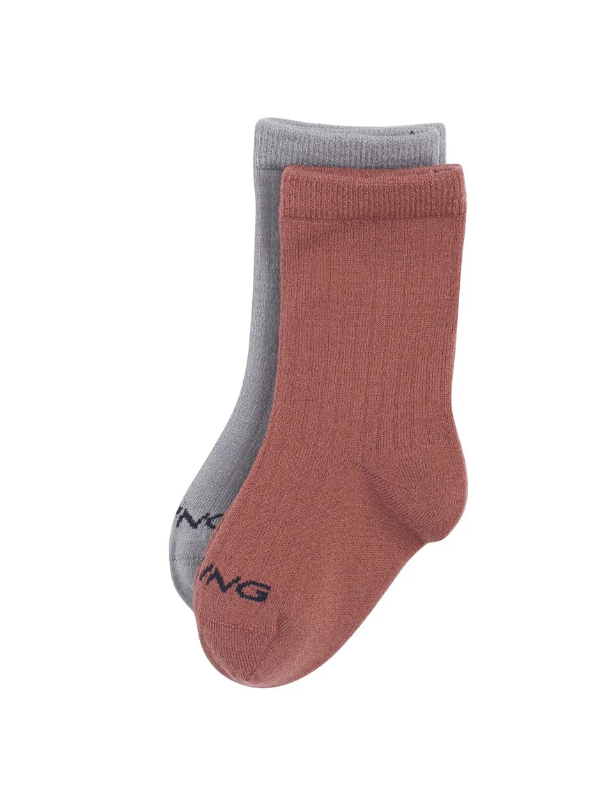 Toasty 2 Pack Wool Socks - Pink