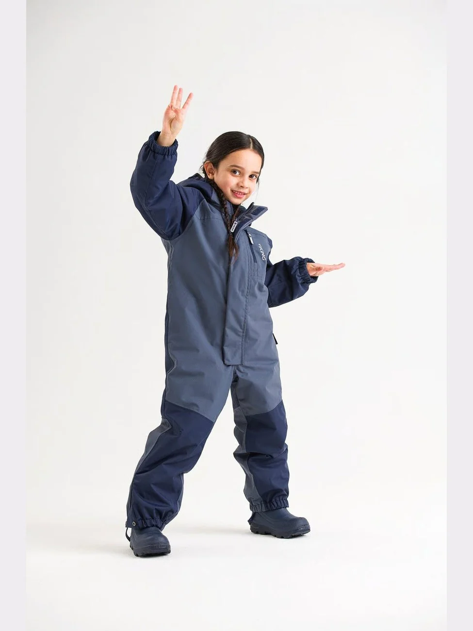 Toasty Winter Thermal Vinterdress - Navy - Image 4