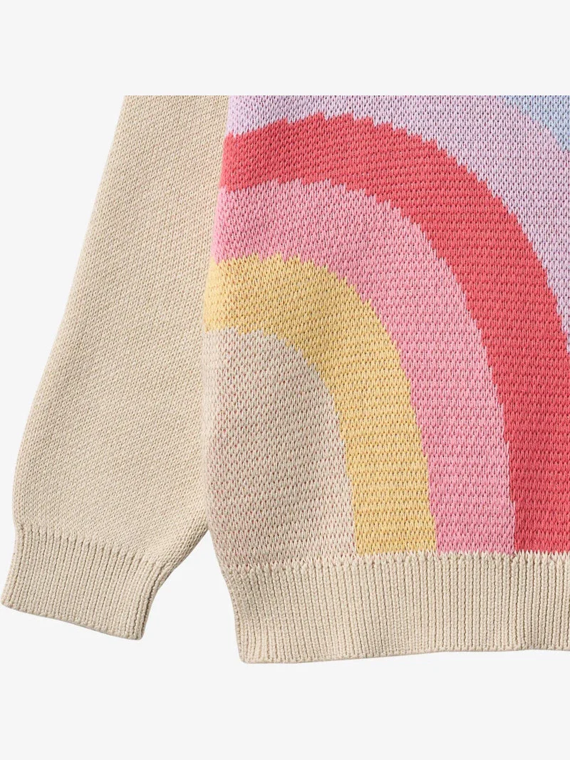 SOLVEIG JACQUARD PULLOVER GENSER - rainbow - Image 3