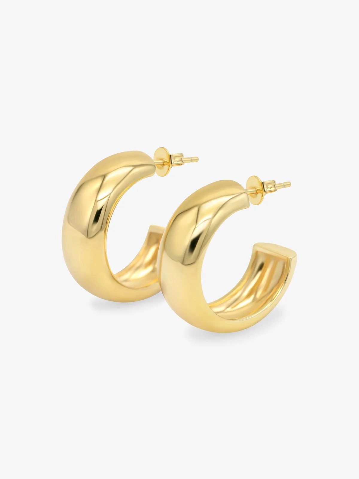Bold dome hoops - gold
