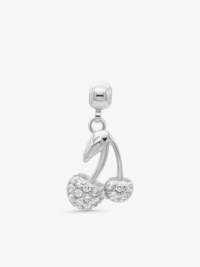 Cherry charm silver - silver
