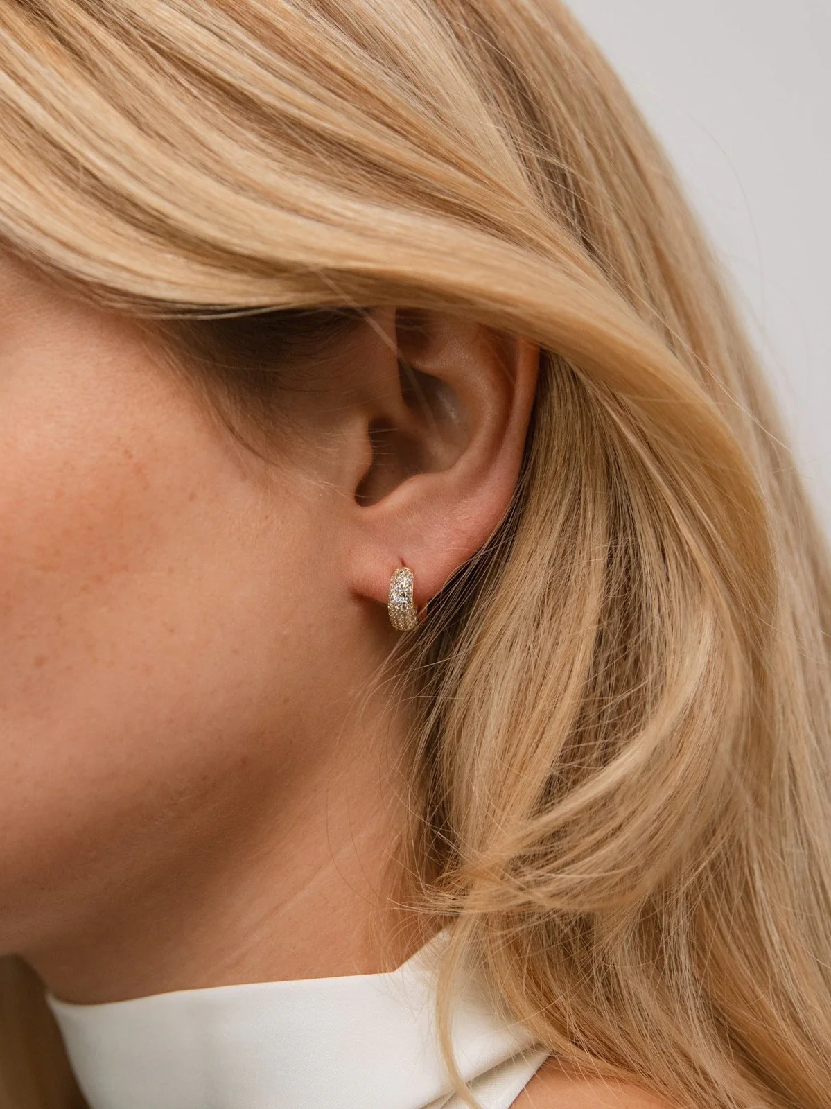 Dome hoops (s) - gold