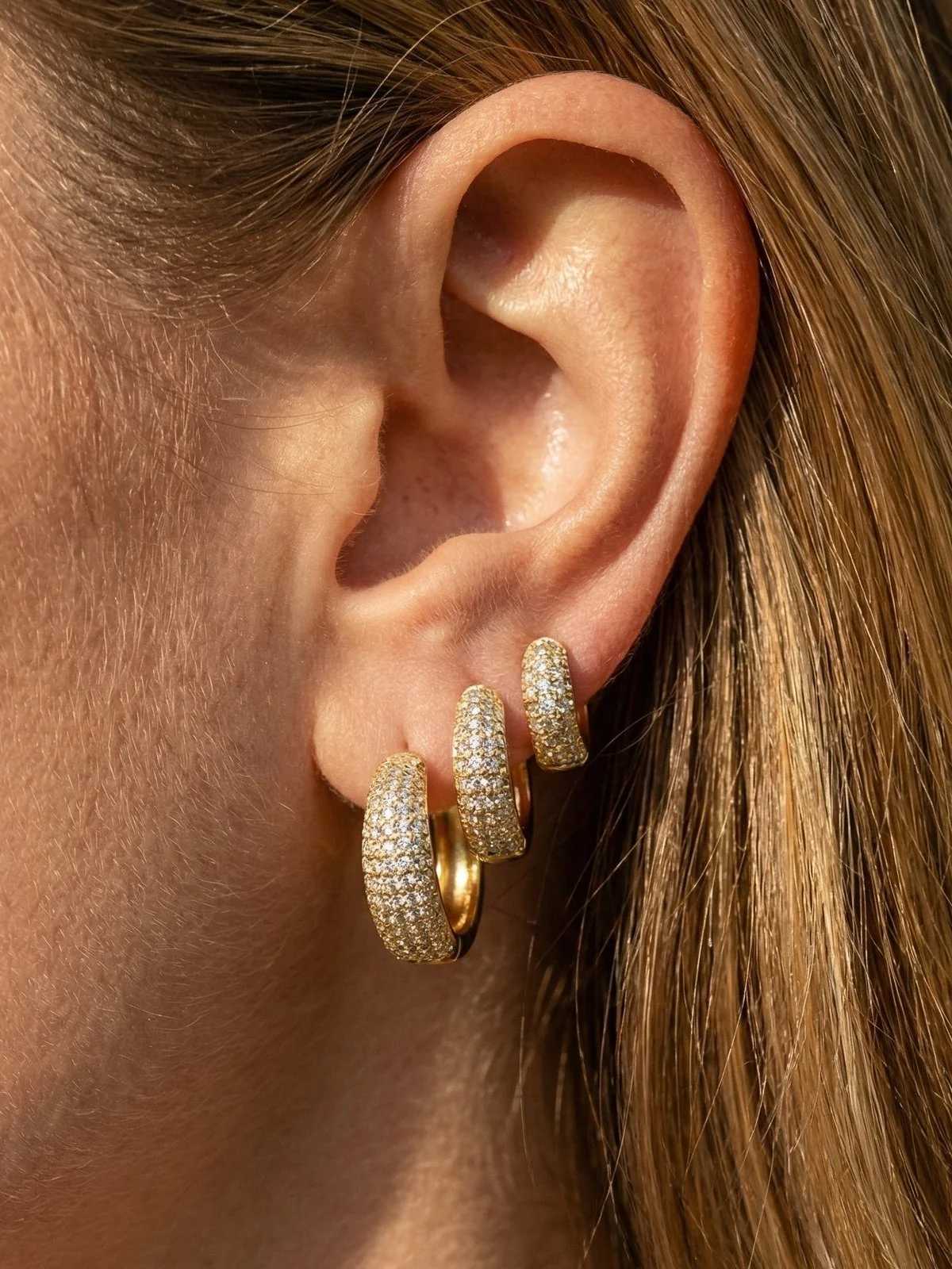 Dome hoops (s) - gold - Image 4