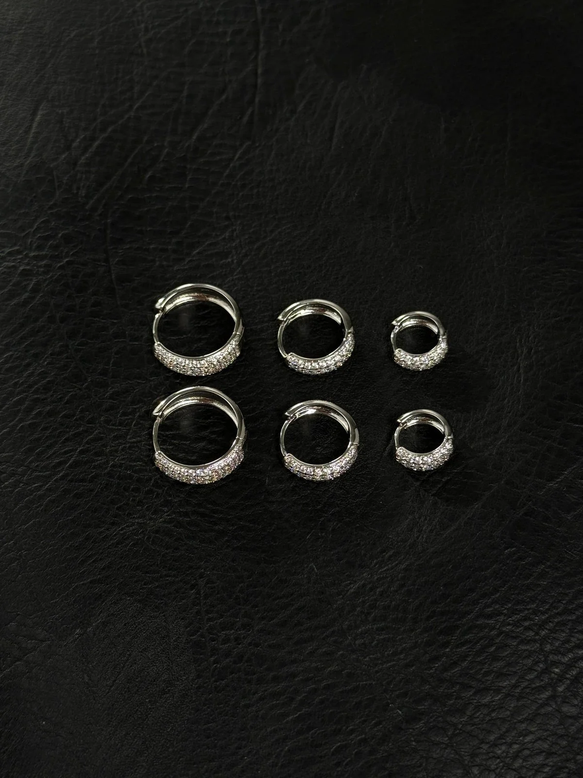 Dome hoops (s) - silver - Image 4