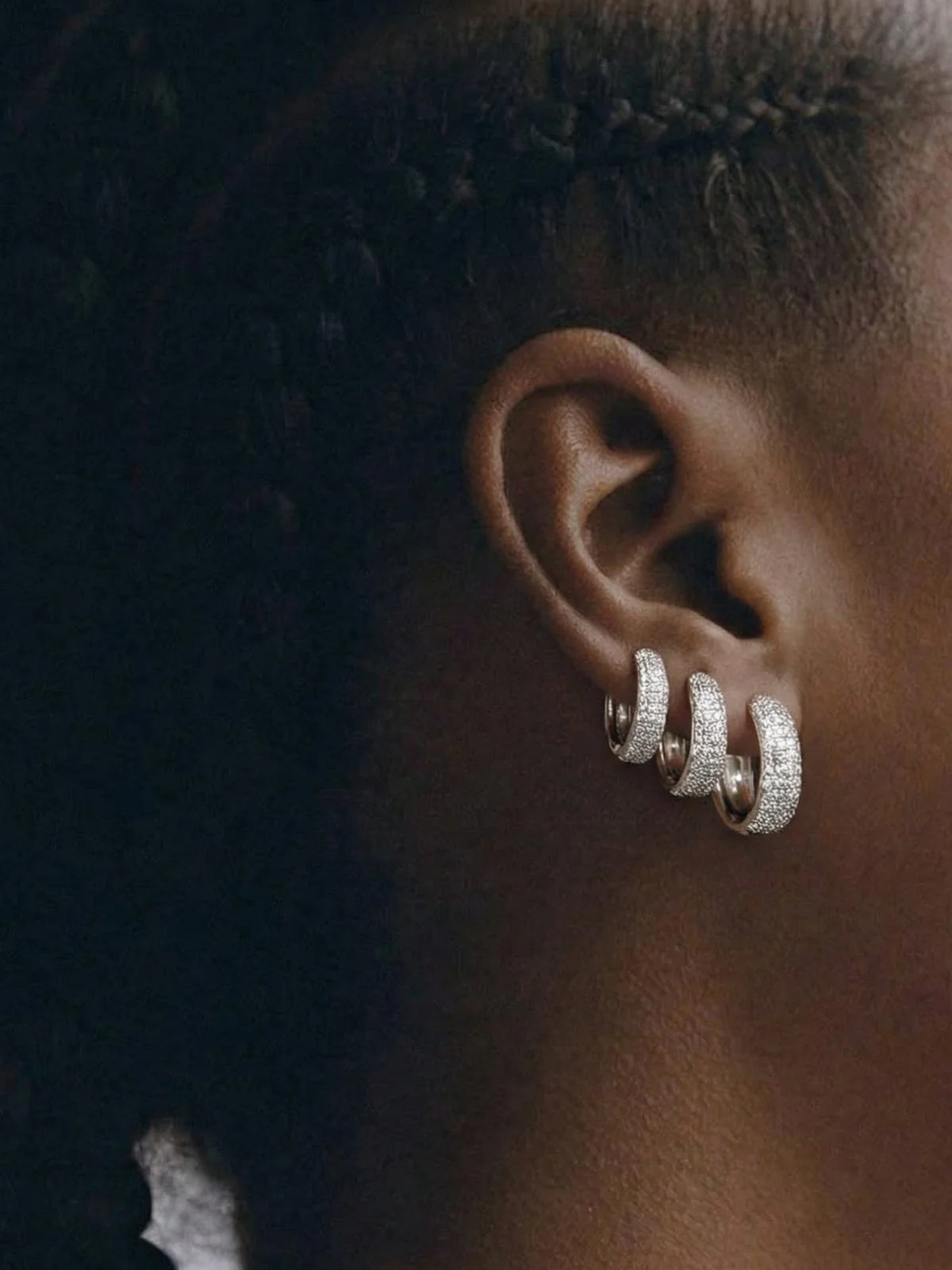 Dome hoops (s) - silver - Image 5