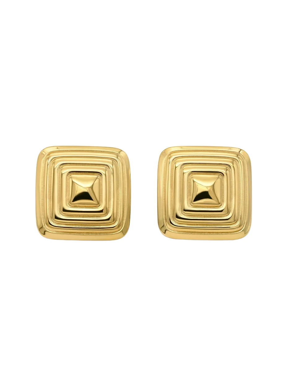 Layer earrings - gold