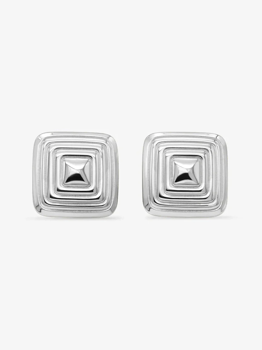Layer earrings - silver - Image 2