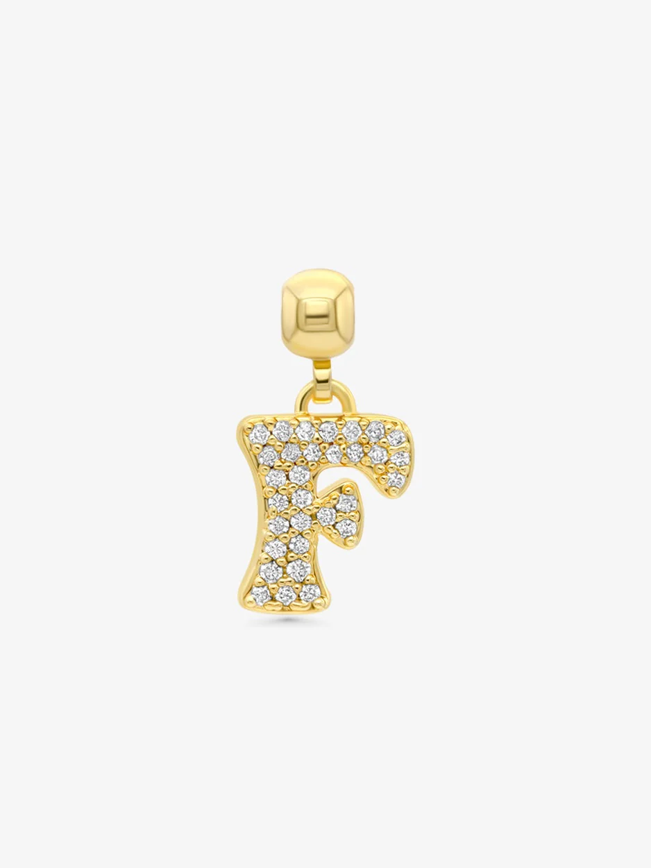 Letter charm - gold - Image 8
