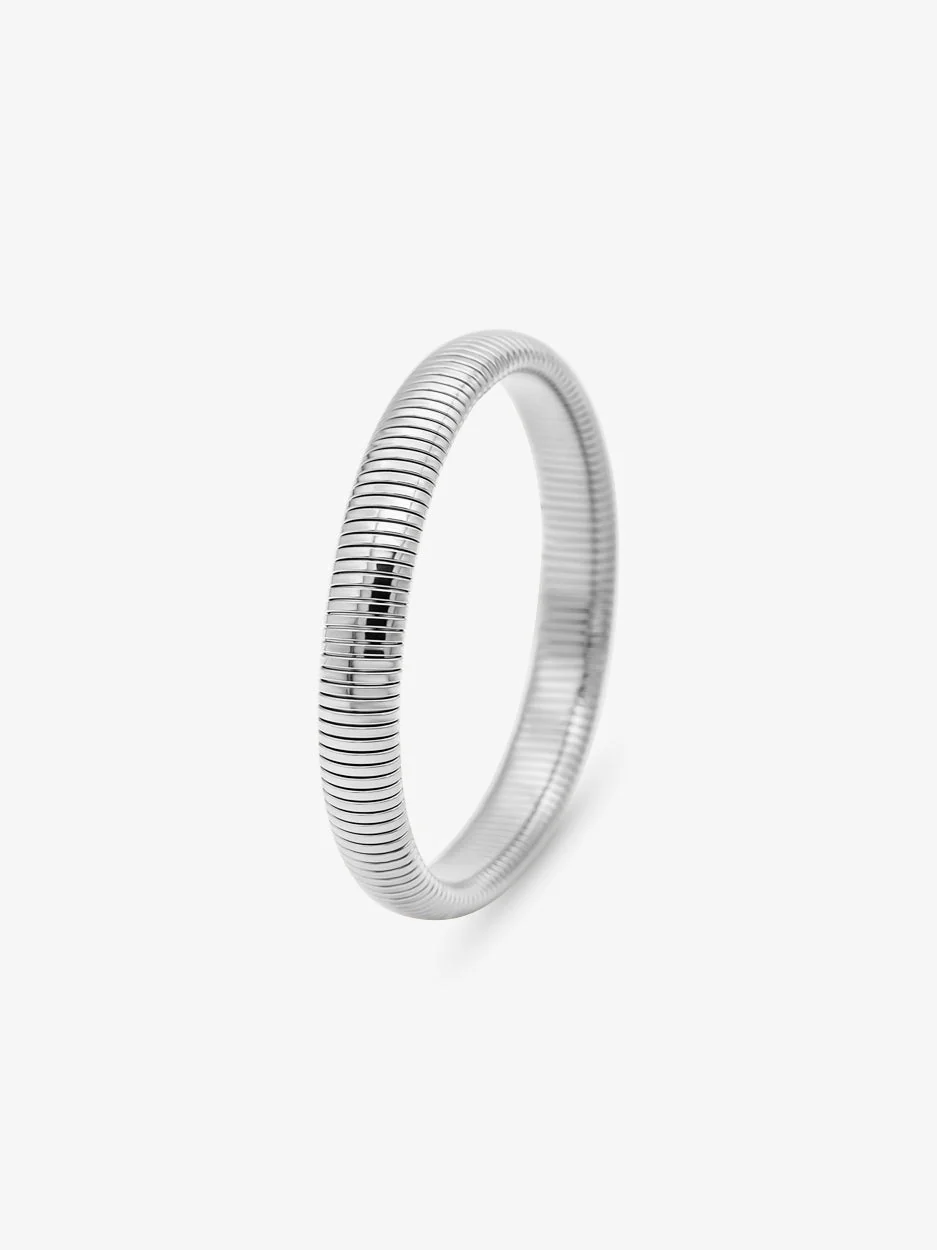 Loop bangle - silver - Image 2