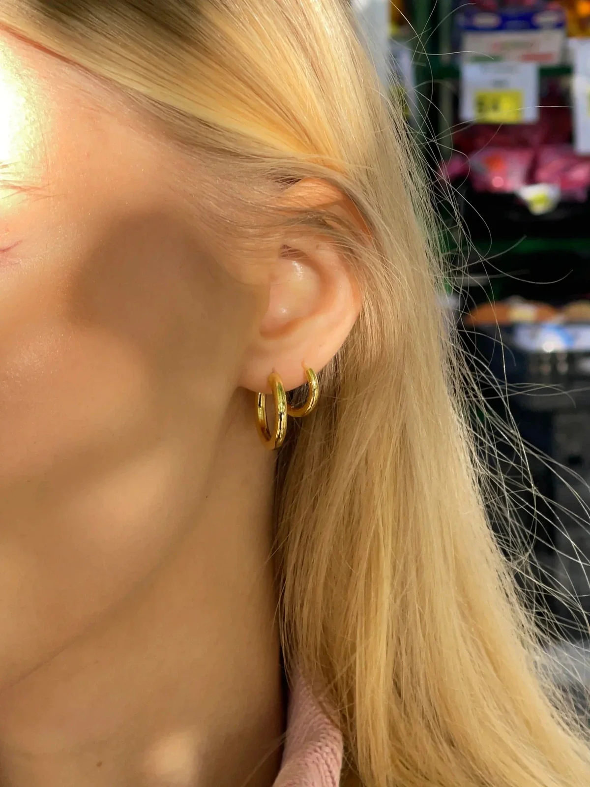 Perfect hoops (m) - gold - Image 2