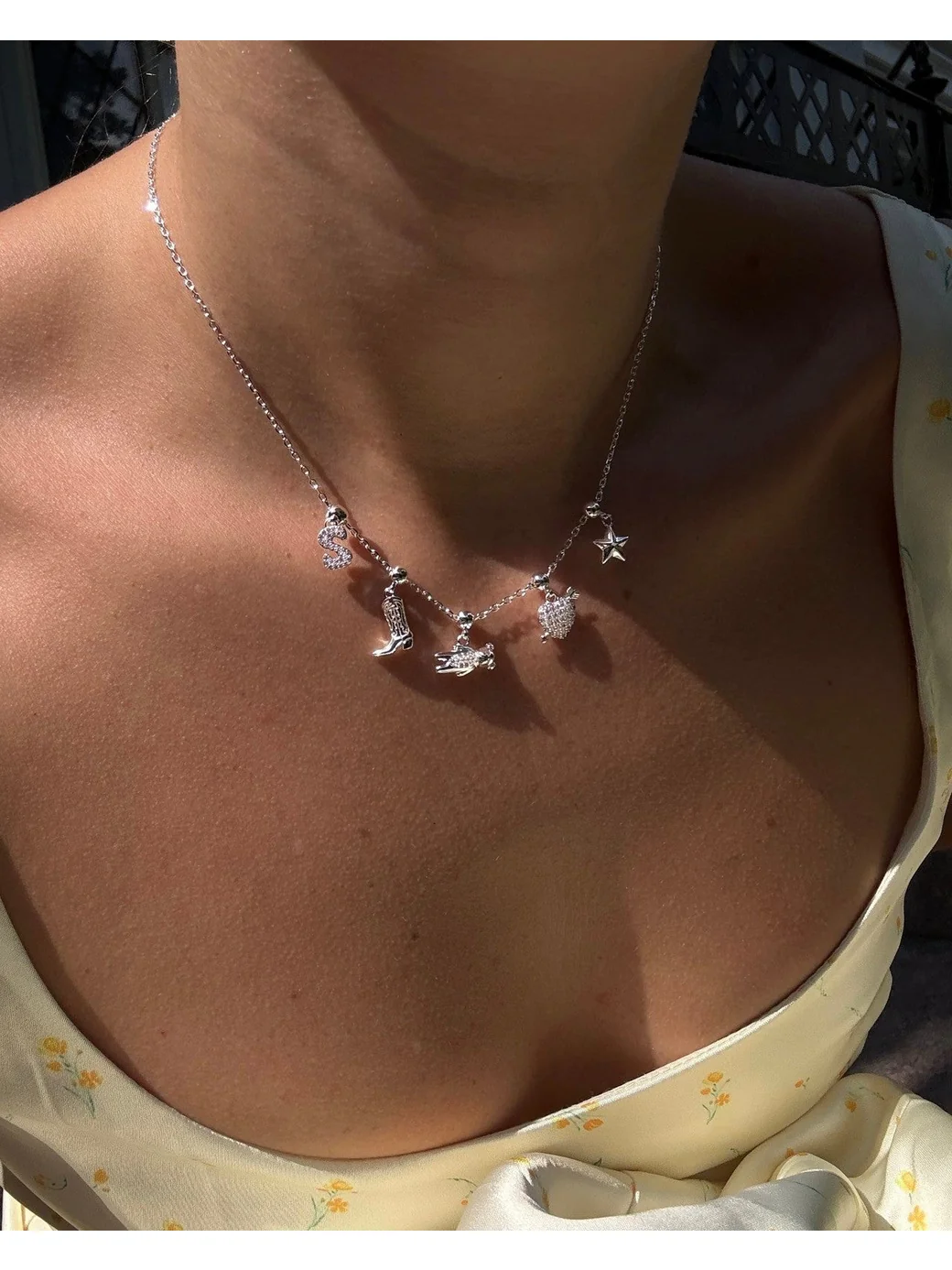 Star charm - silver - Image 2