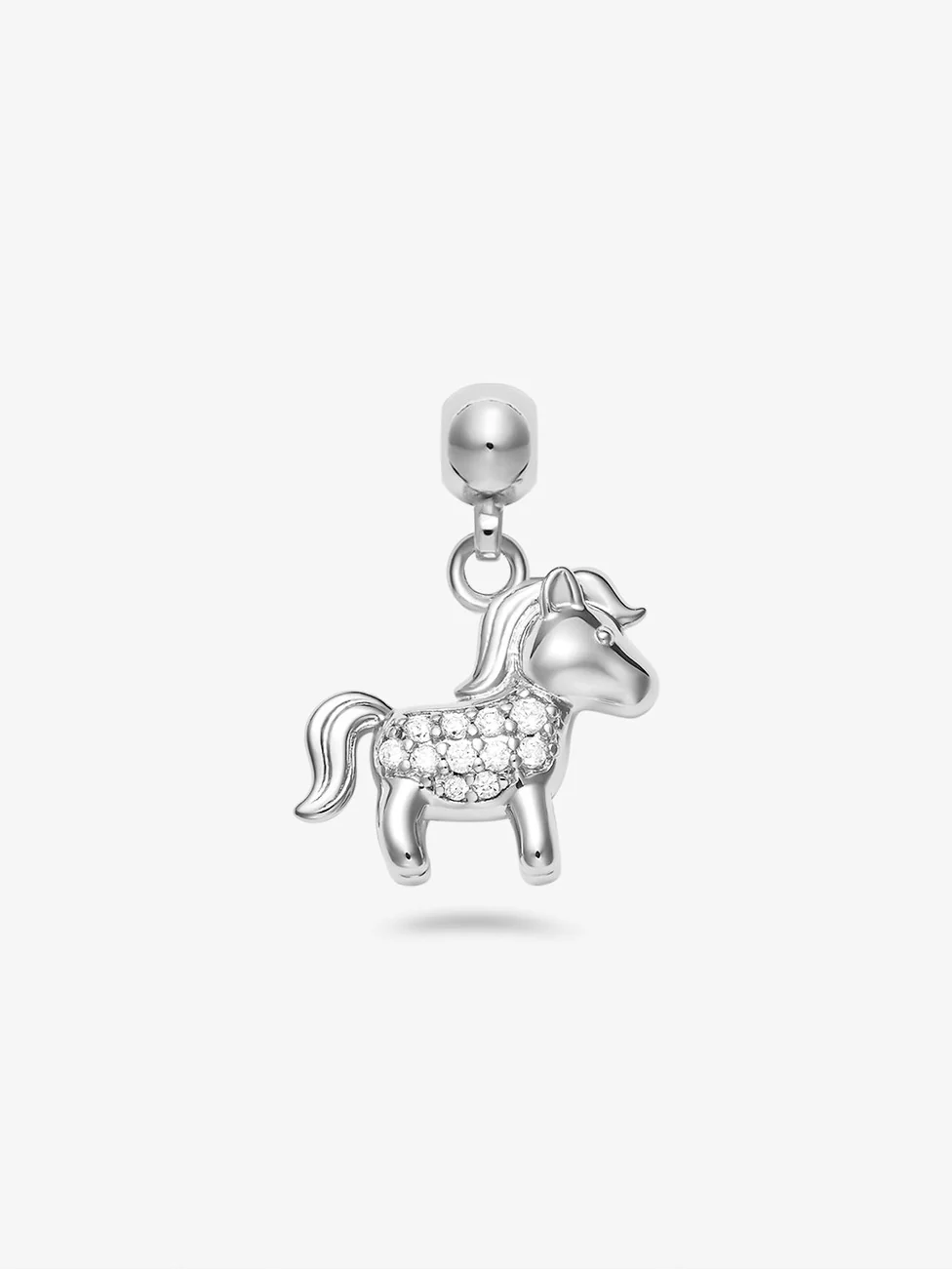 Pony charm - silver