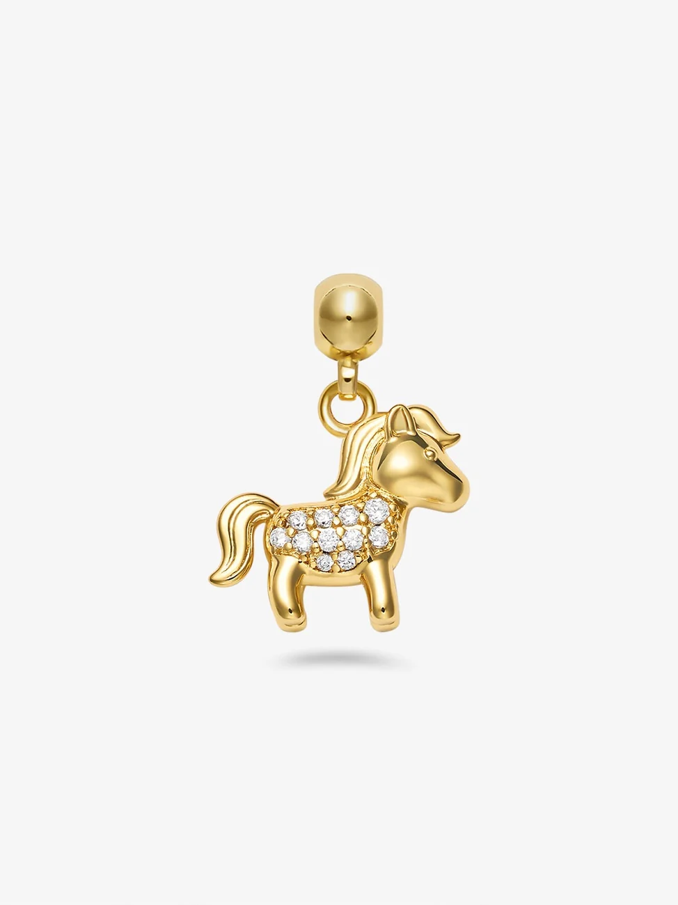 Pony charm - gold