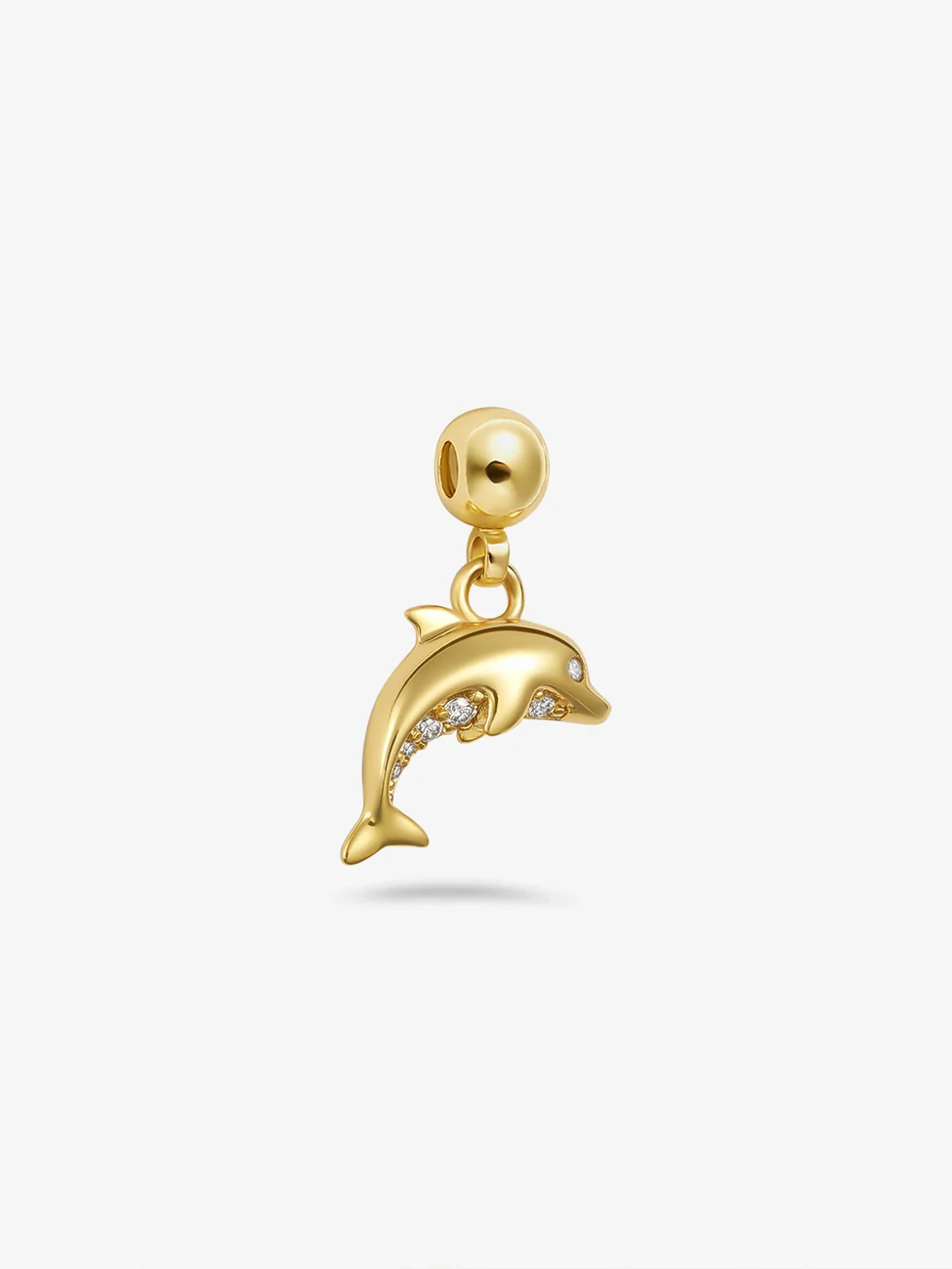 Dolphin charm - gold - Image 2