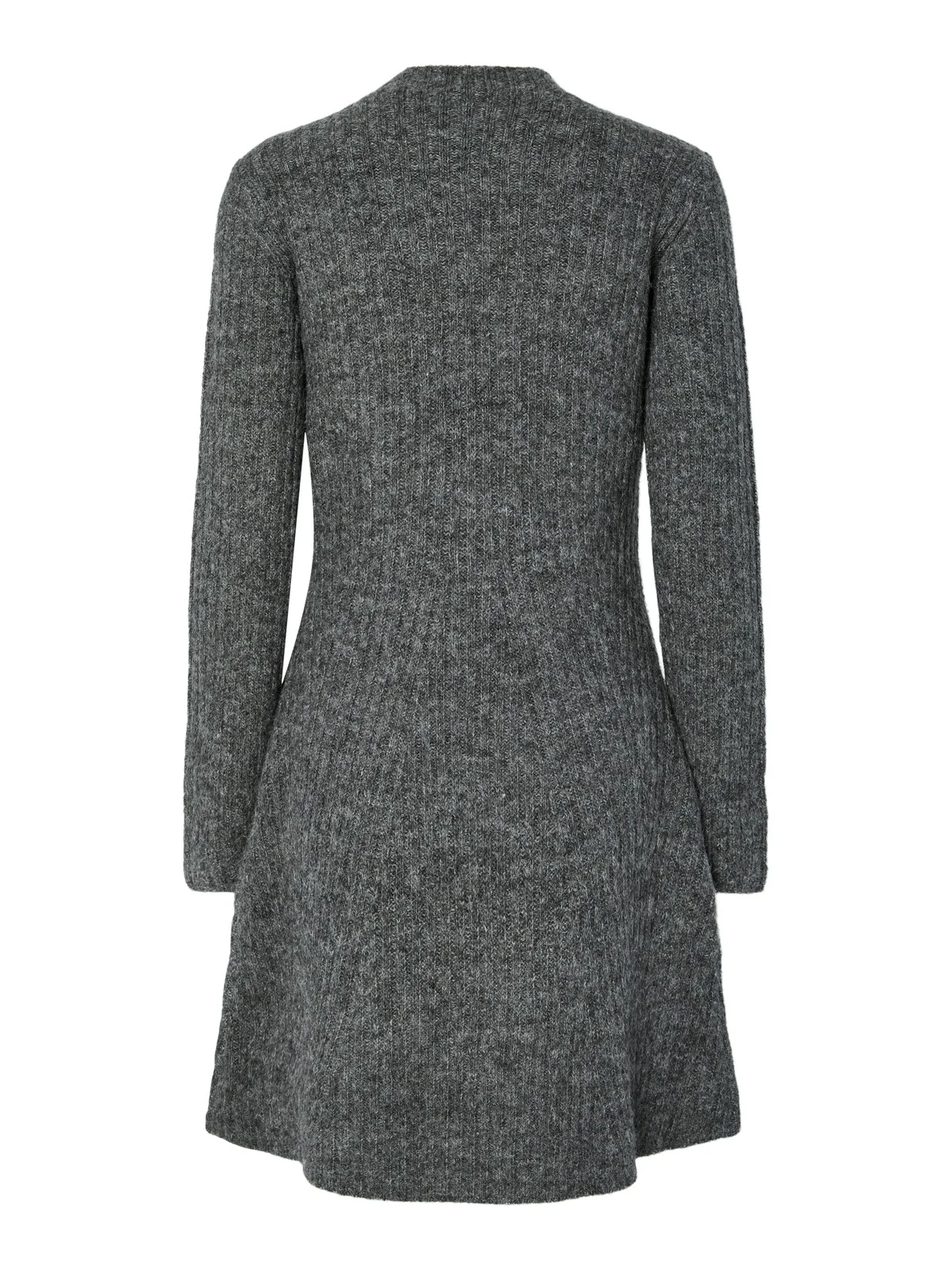 Dolly knit kjole - medium grey melange - Image 2
