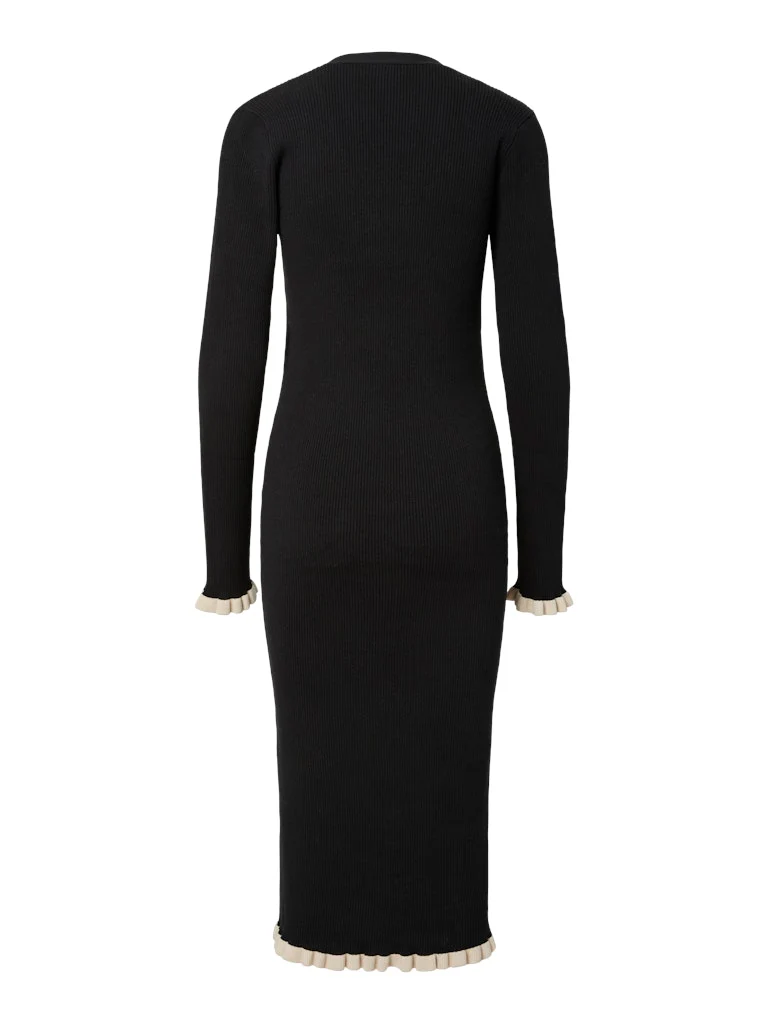 Floma knit kjole - black - Image 3